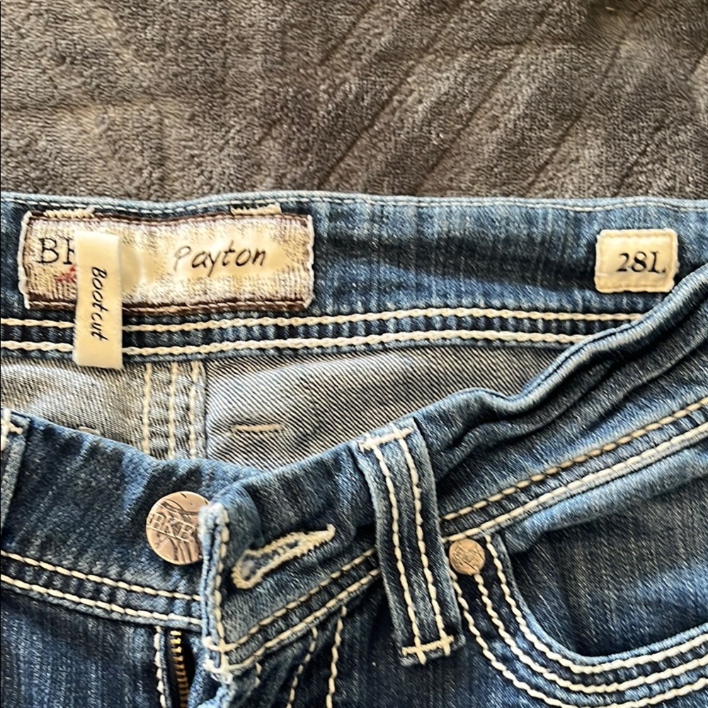 Women's BKE Jeans with Stitch Detailing - Picture 2 of 6